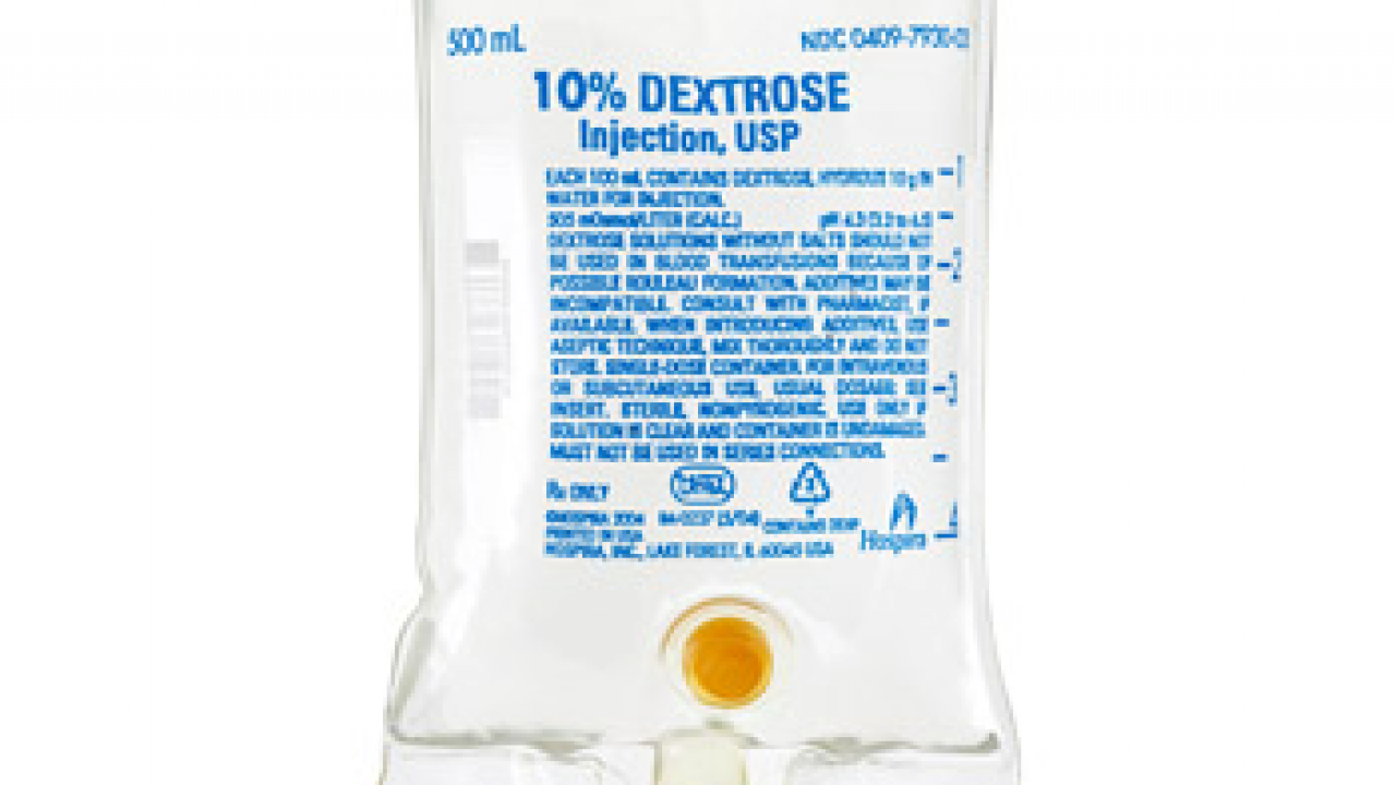dextrose injection uses