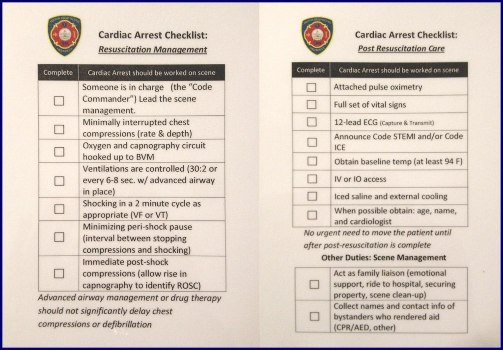 The ABCDE of Cardiac Arrest Management Getting Your Head In The Game