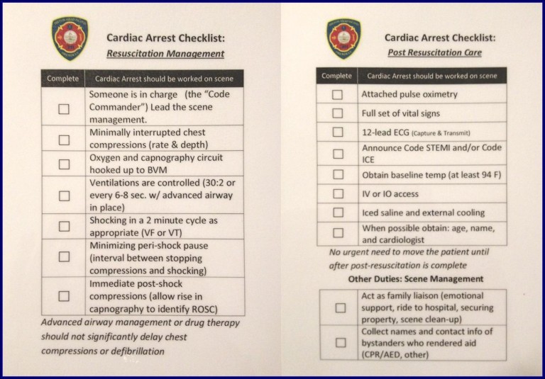 The ABCDE of Cardiac Arrest Management Getting Your Head In The Game